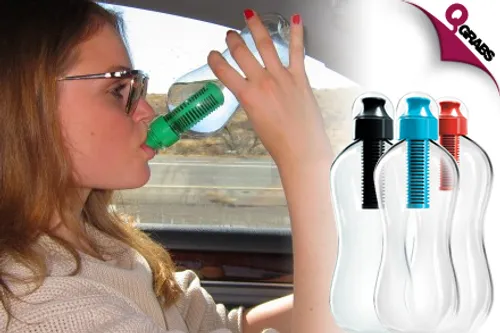 For QR39, Stay Hydrated with a Set of Two Water Filtration Bottles - Choose from 4 Sporty Colors! (QR69 Value)
